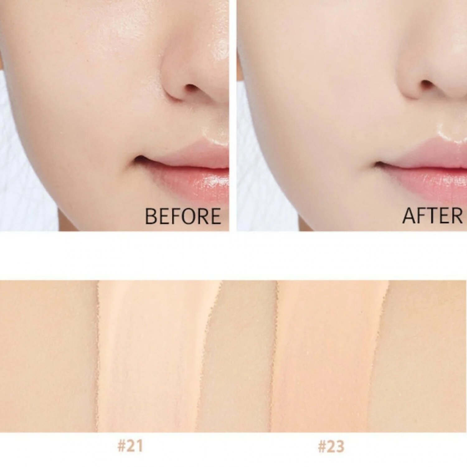 Phấn nước Missha Magic Cushion Cover Lasting cho da khô, da thường (hồng nhạt)