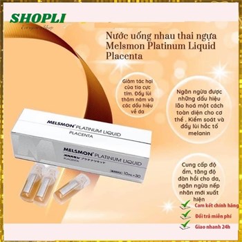Nước uống nhau thai ngựa Melsmon Platinum Liquid Placenta