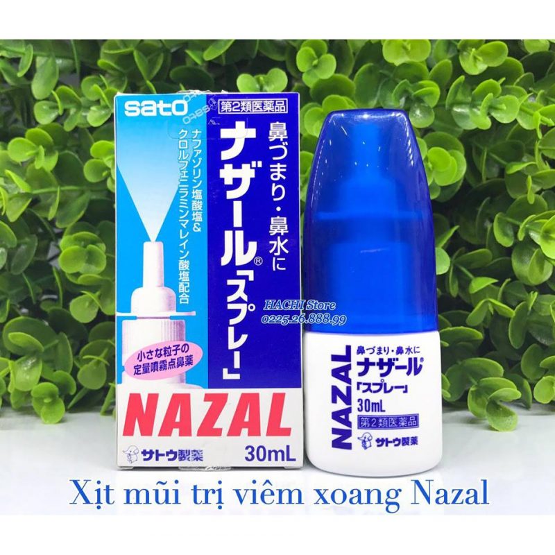 Thuốc xịt xoang mũi Nazal Sato Nhật Bản 30ml
