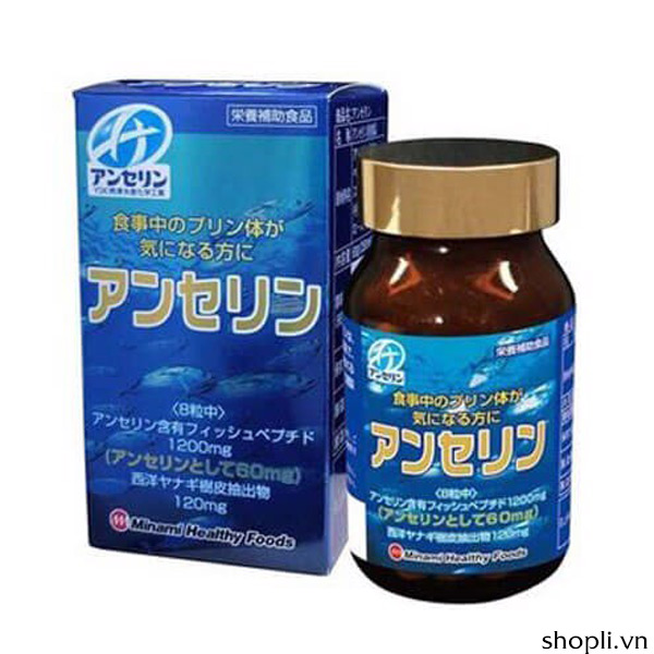 Viên hỗ trợ trị gout Anserine Minami Healthy Foods 240v