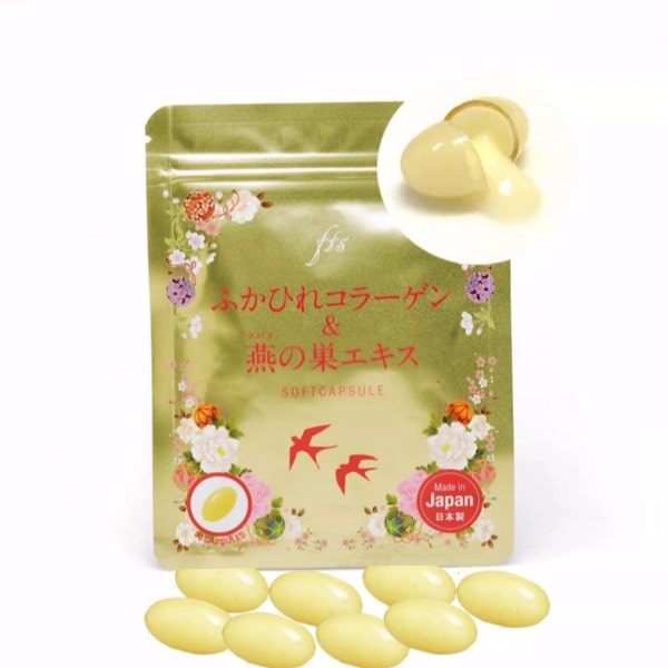 Viên uống Collagen tươi Nhật Bản chiết xuất tổ yến