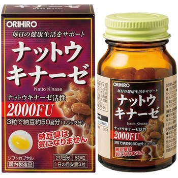 viên uống chống đột quỵ natto orihiro 2000fu nhật bản